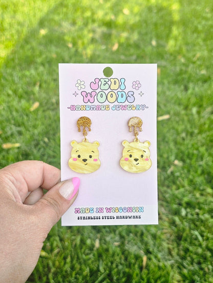 Pooh Bear Earrings