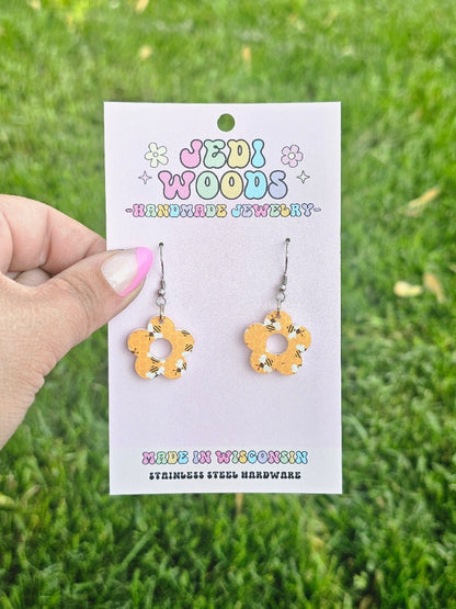 Bumblebee Flower Earrings