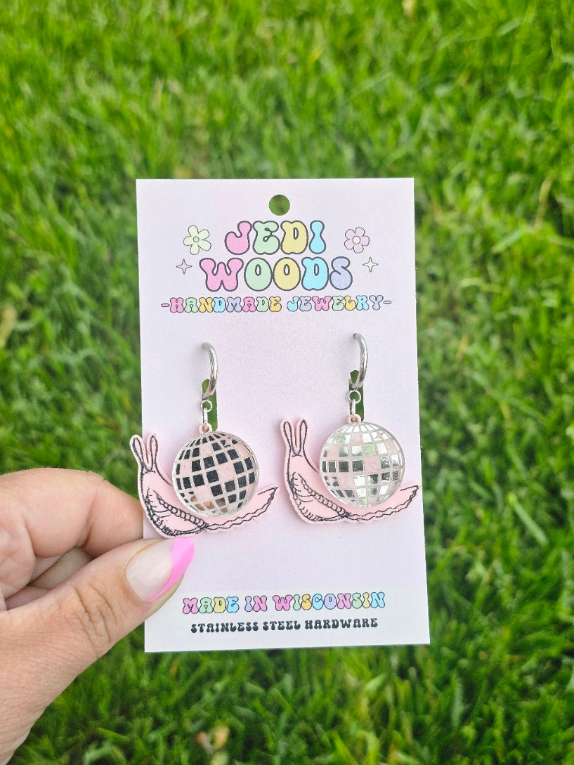 Disco Snail Earrings