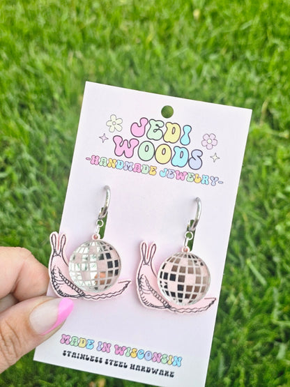 Disco Snail Earrings