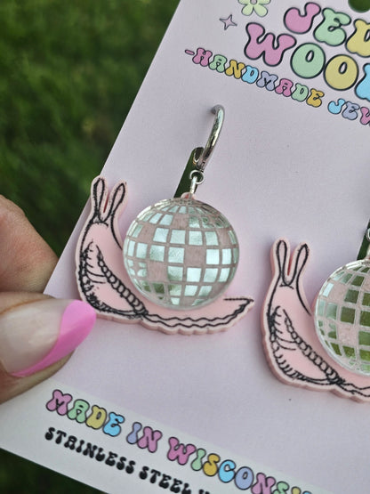 Disco Snail Earrings