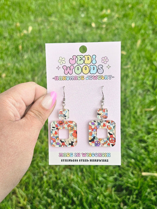 Pastel Spooky Character Dangles