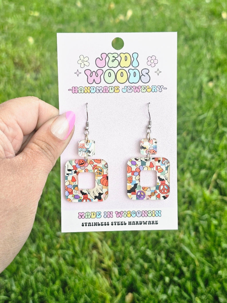 Pastel Spooky Character Dangles