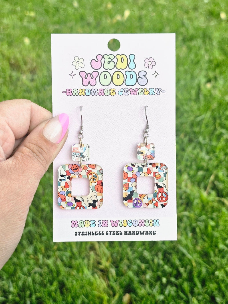Pastel Spooky Character Dangles