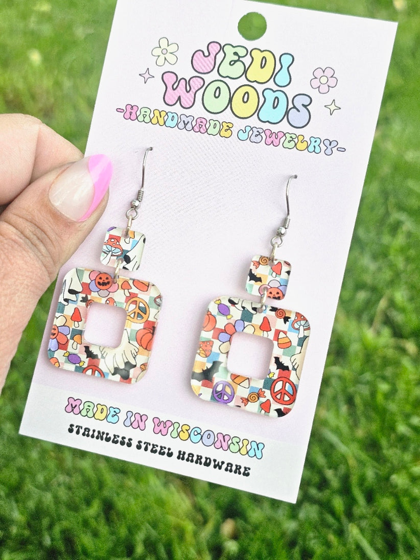 Pastel Spooky Character Dangles