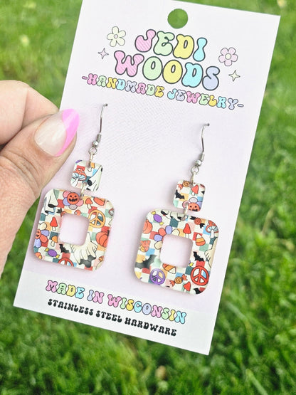 Pastel Spooky Character Dangles