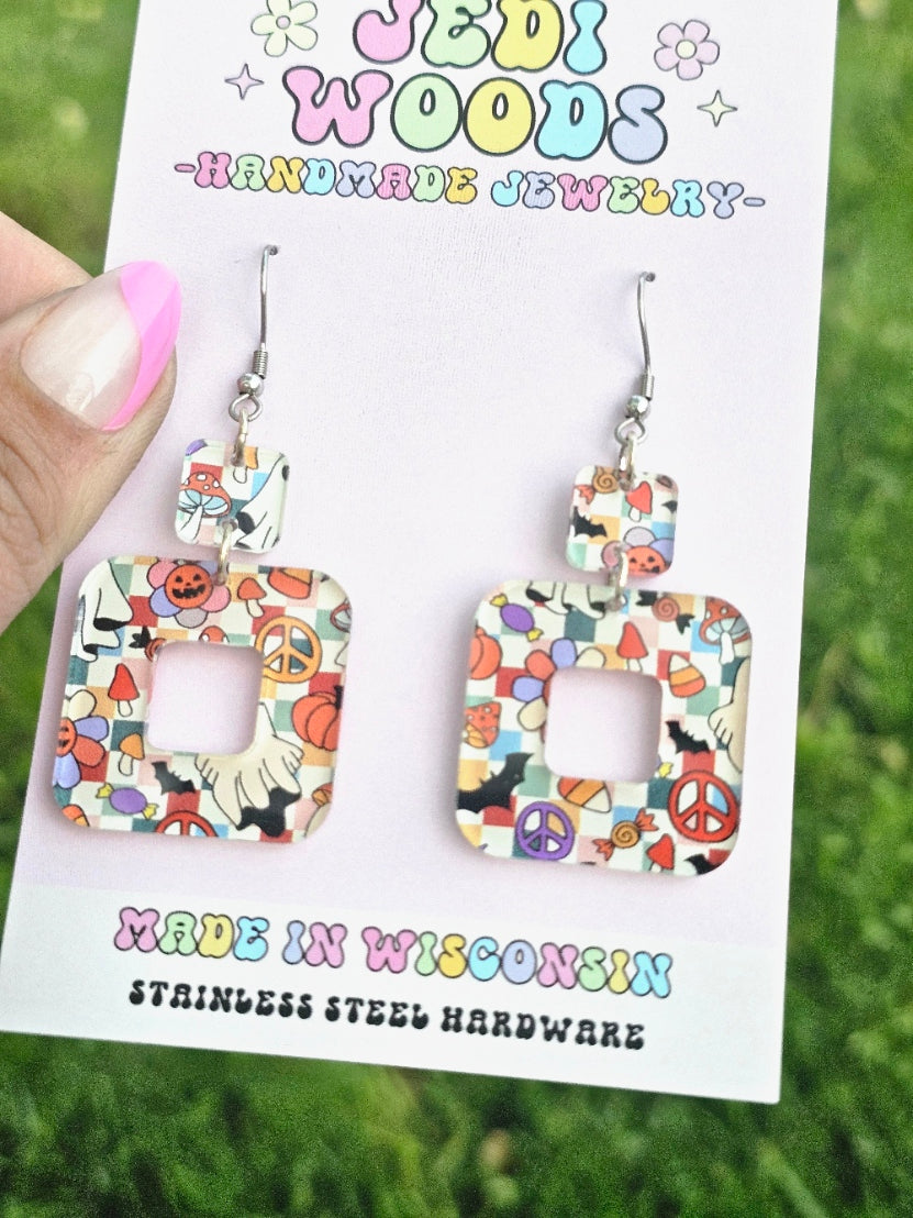 Pastel Spooky Character Dangles