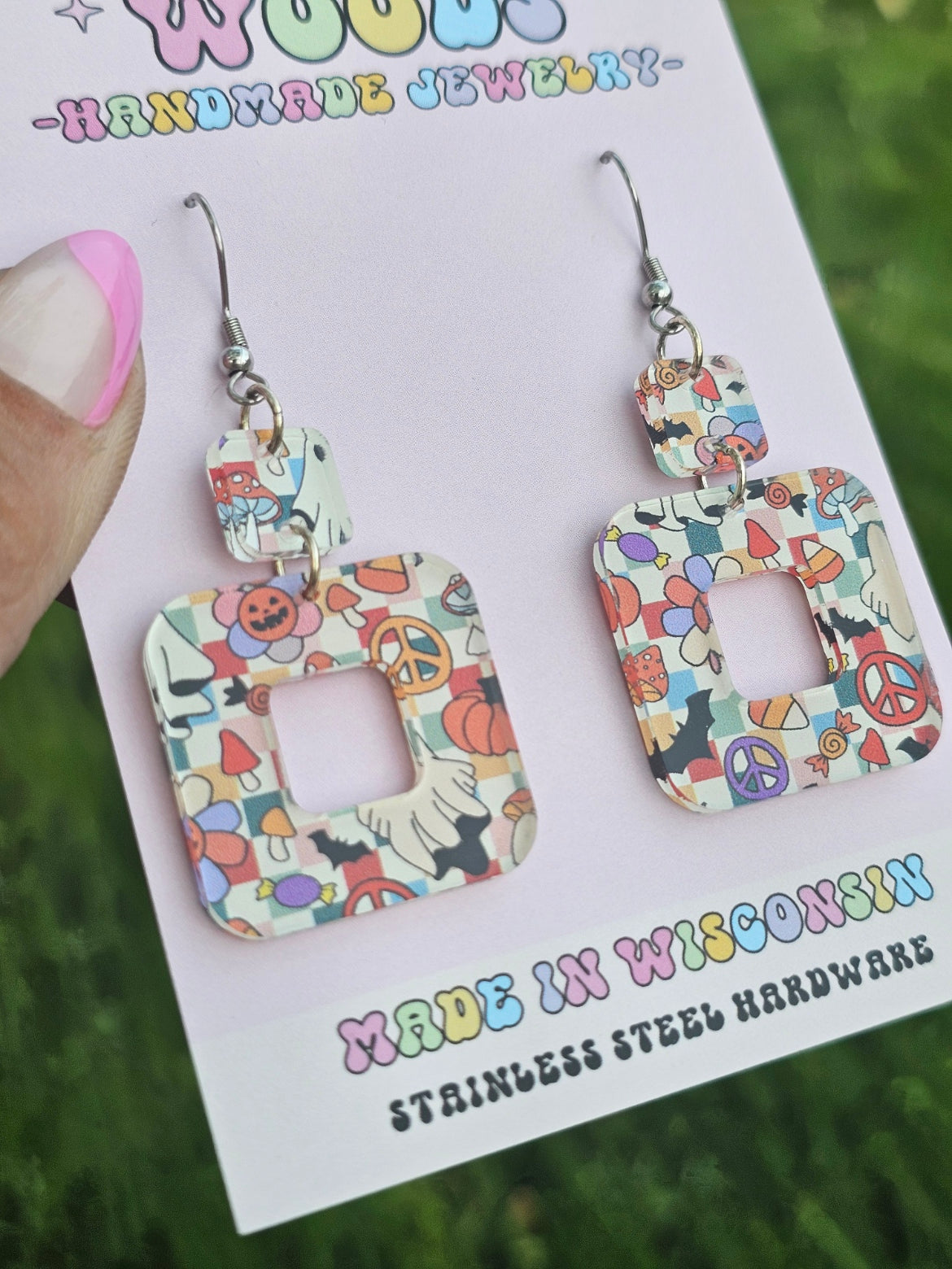 Pastel Spooky Character Dangles