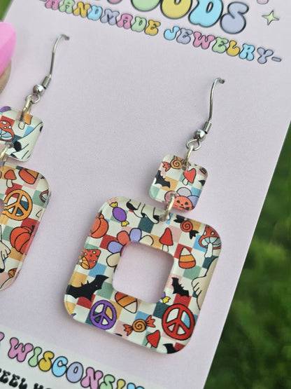 Pastel Spooky Character Dangles