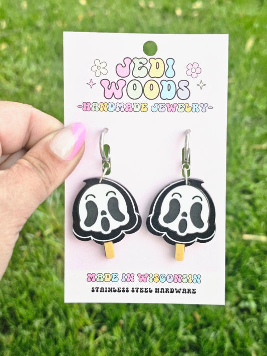 Ghost Popsicle Earrings