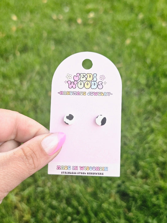 Micro Leopard Studs
