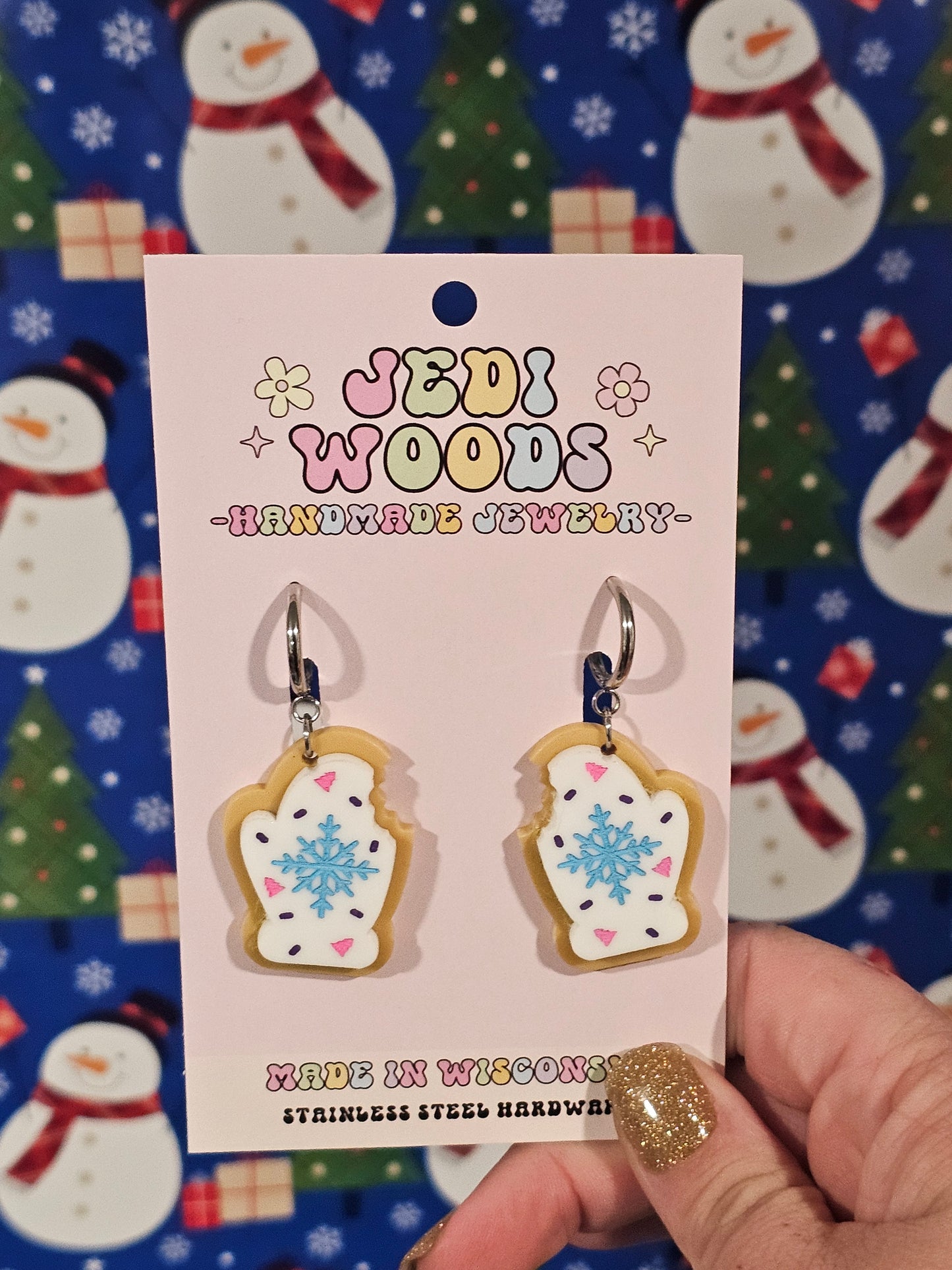 Mitten Cookie Earrings