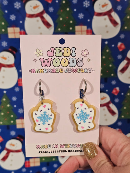 Mitten Cookie Earrings
