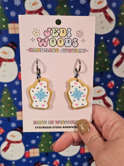 Mitten Cookie Earrings
