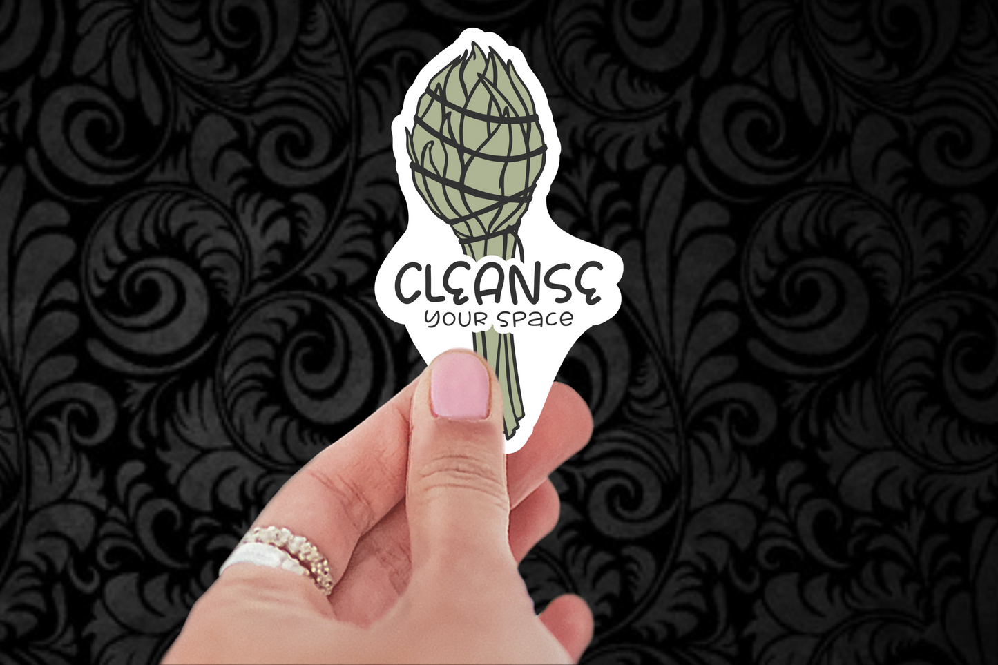 Cleanse Your Space Sticker