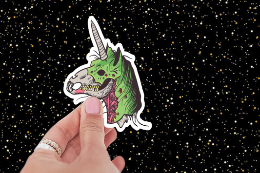 Zombie Unicorn Sticker