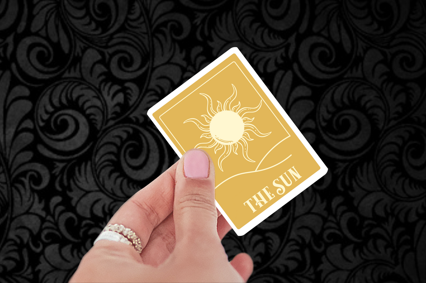 The Sun Tarot Card Sticker