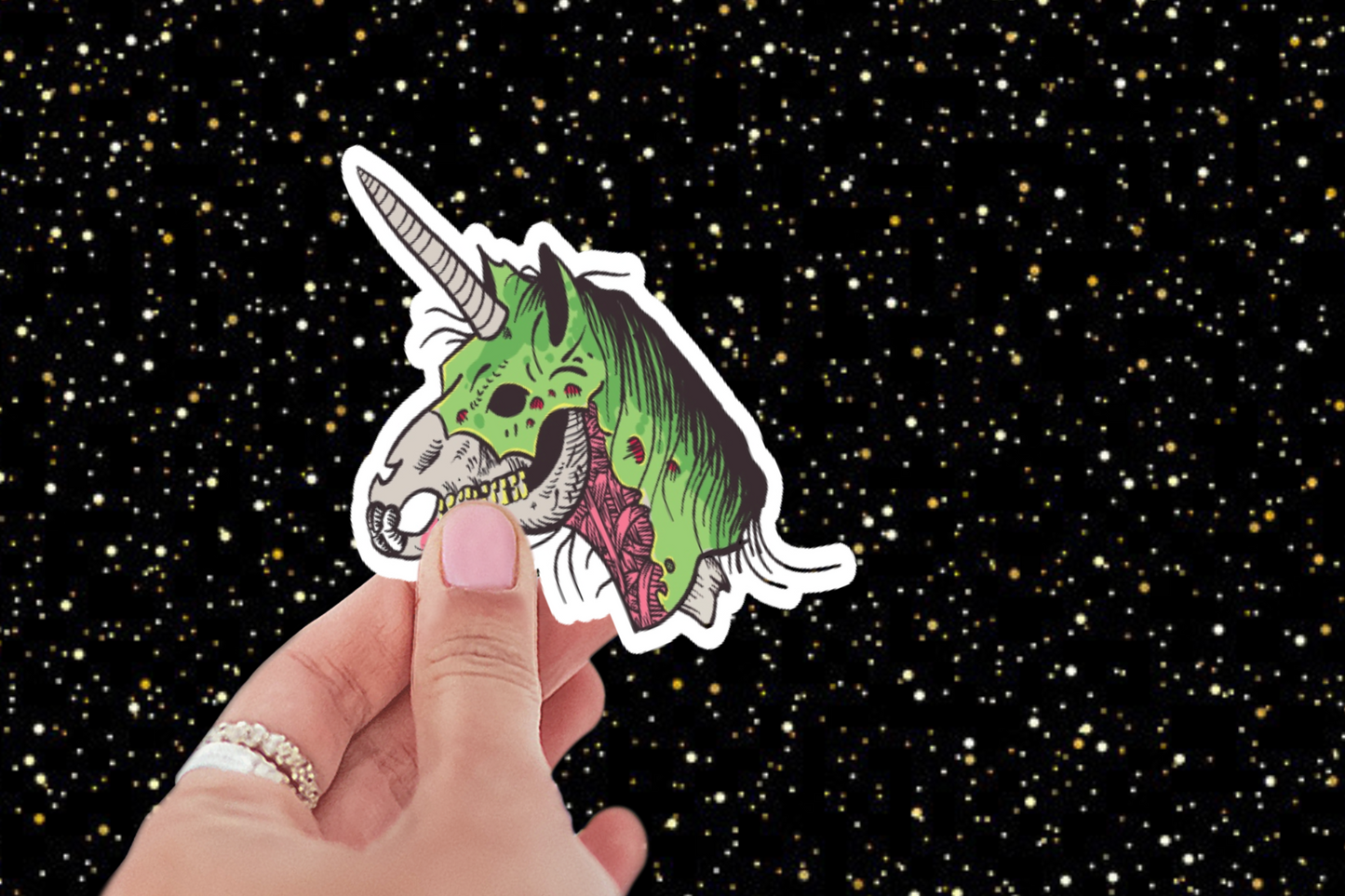 Zombie Unicorn Sticker