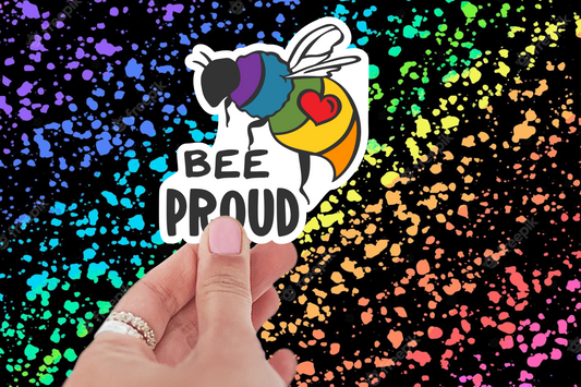 Bee Proud Sticker