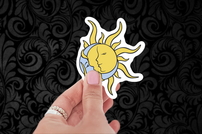 Sun and Moon Four Sticker