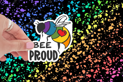 Bee Proud Sticker