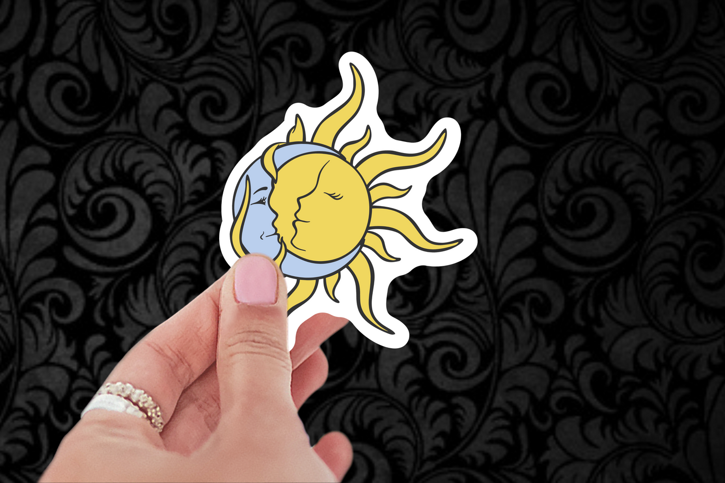 Sun and Moon Four Sticker