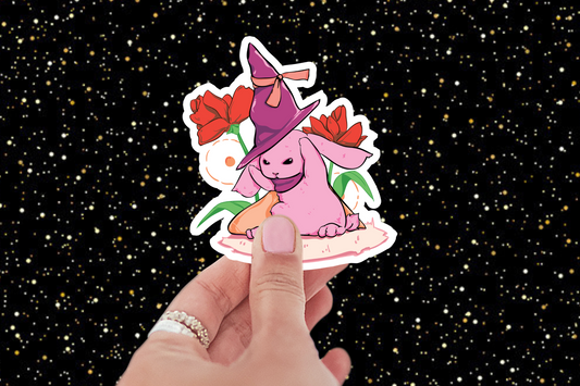 Pink Magical Bunny Sticker