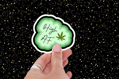 High AF Sticker