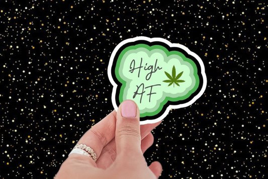 High AF Sticker