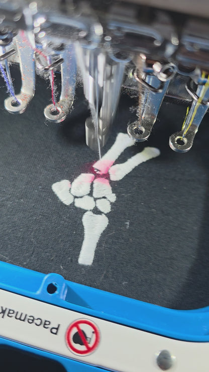 Middle Finger Skeleton Tshirt