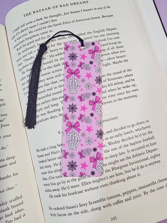 Coquettes and Skeleton Bookmark