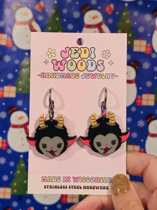 Krampus Earrings