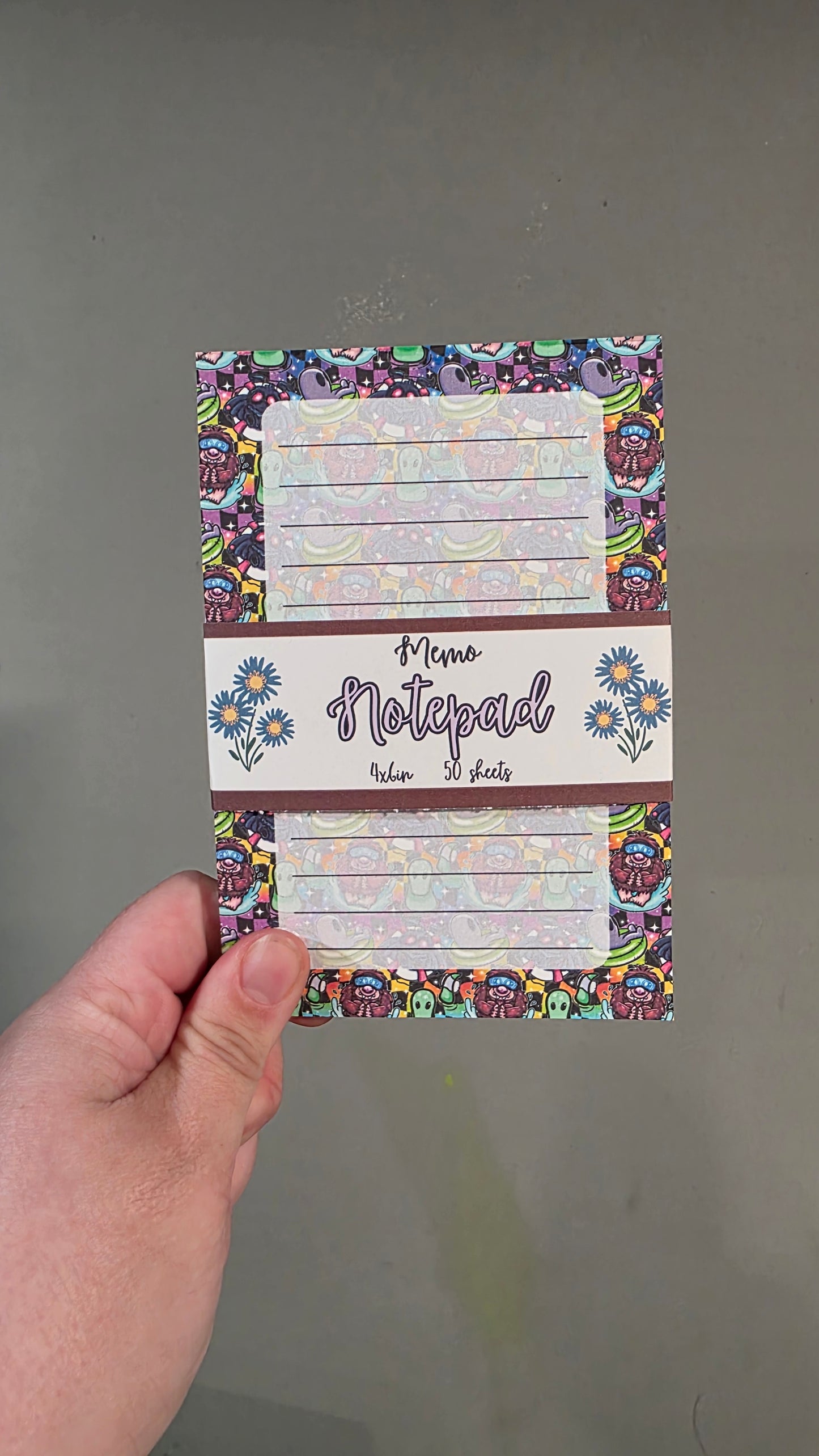 Pool Party Cryptids Memo Notepad