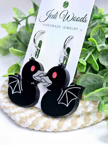 Vampire Duck Earrings