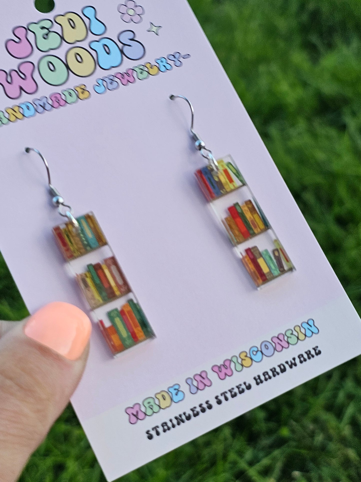 Book Bar Earrings