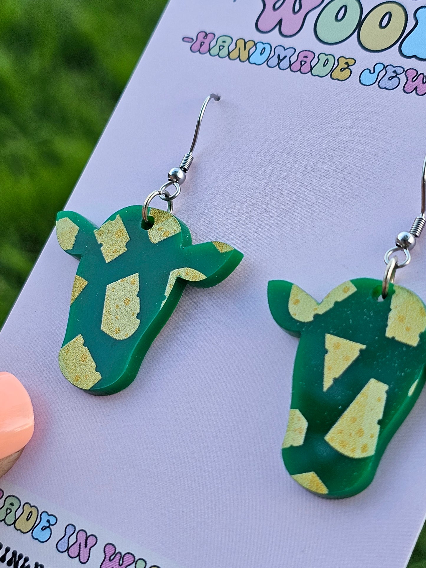 Green Cheese Cows
