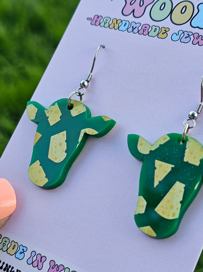 Green Cheese Cows