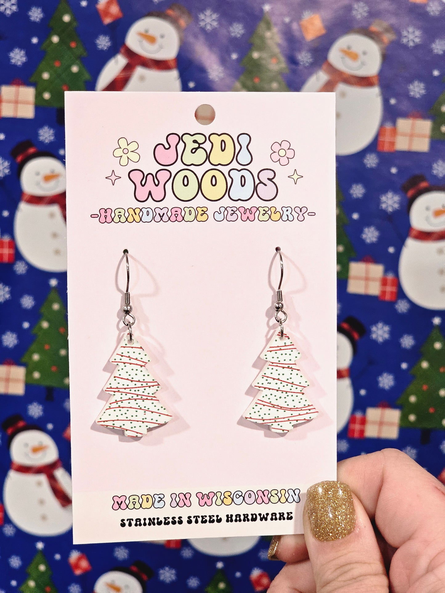 Tiktok Viral Snack Cake Christmas Tree Dangles