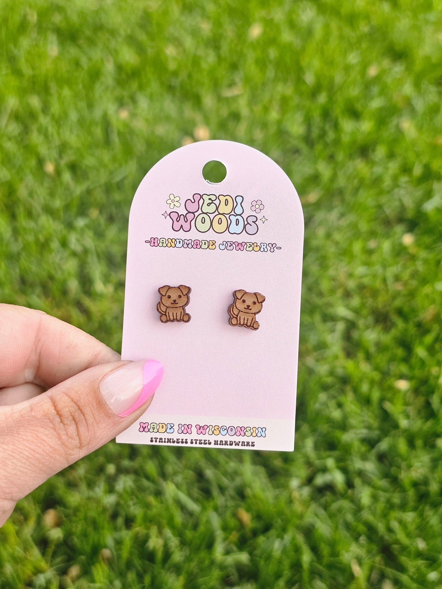 Wooden Waggin' Puppy Studs