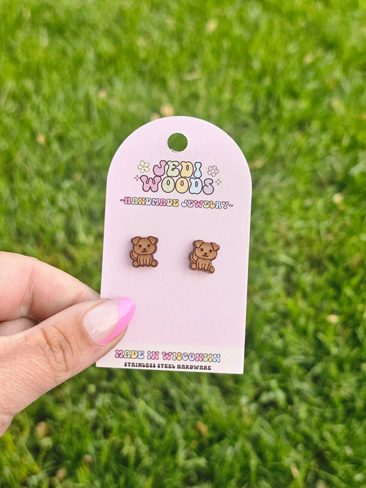 Wooden Waggin' Puppy Studs