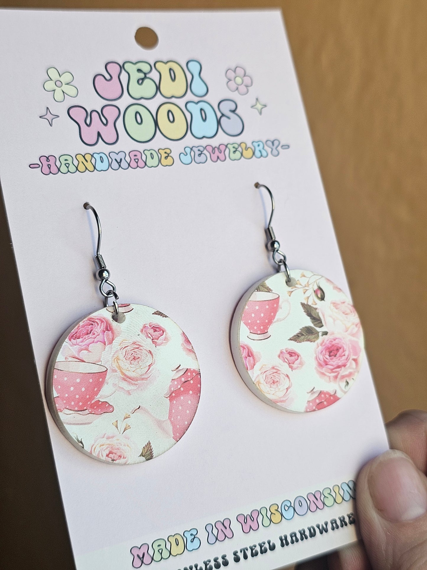 Tea Time Medallion Earrings