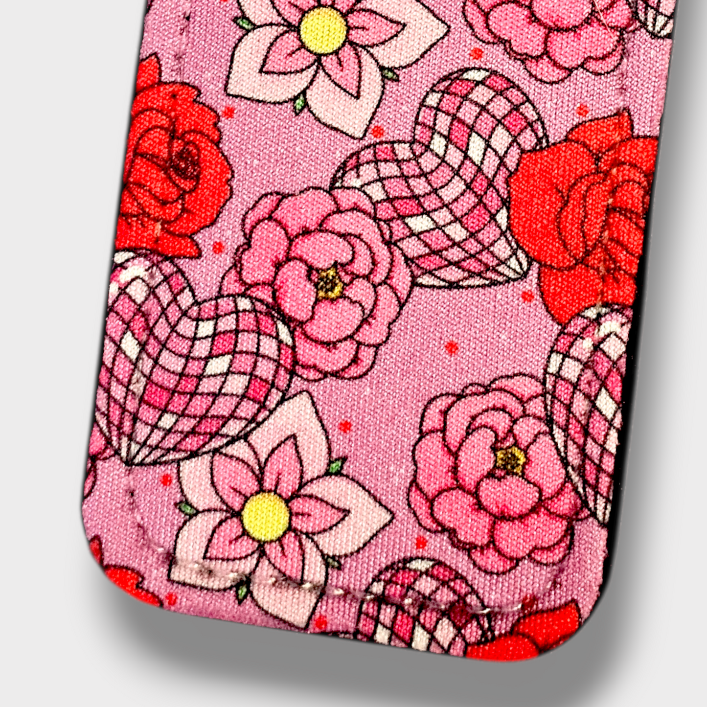 Roses and Disco Hearts Chapstick/Lighter Holder