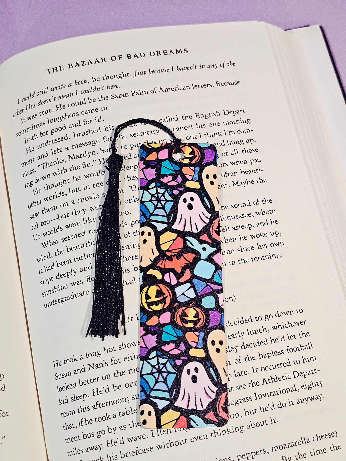 Spooky Stained Glass Bookmark