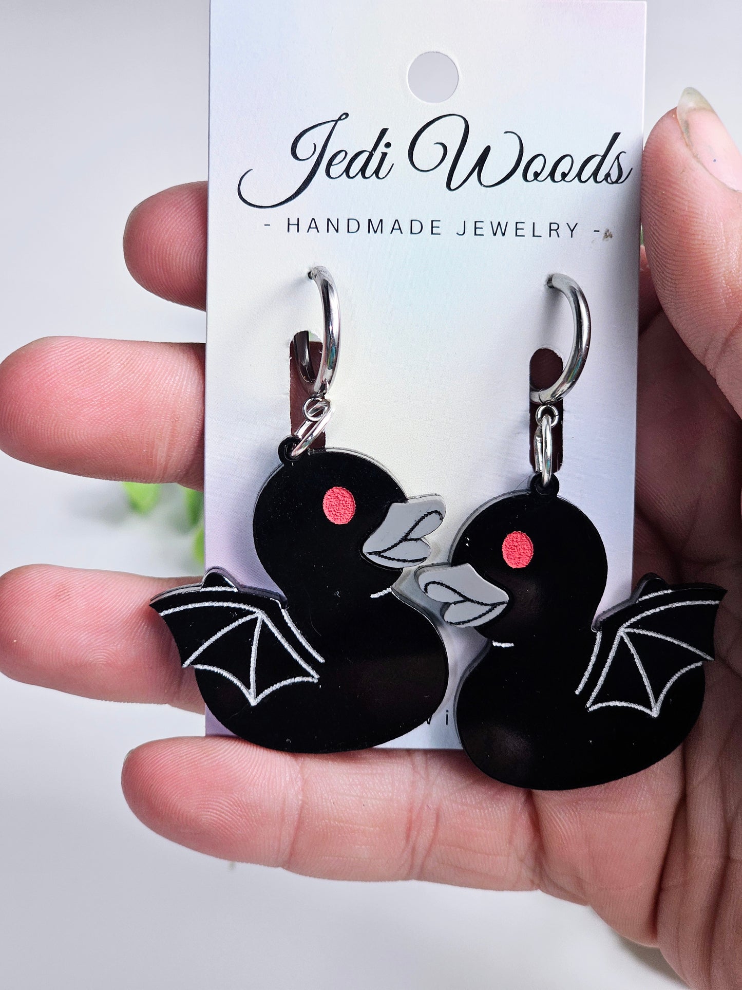 Vampire Duck Earrings