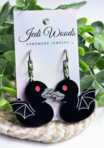 Vampire Duck Earrings