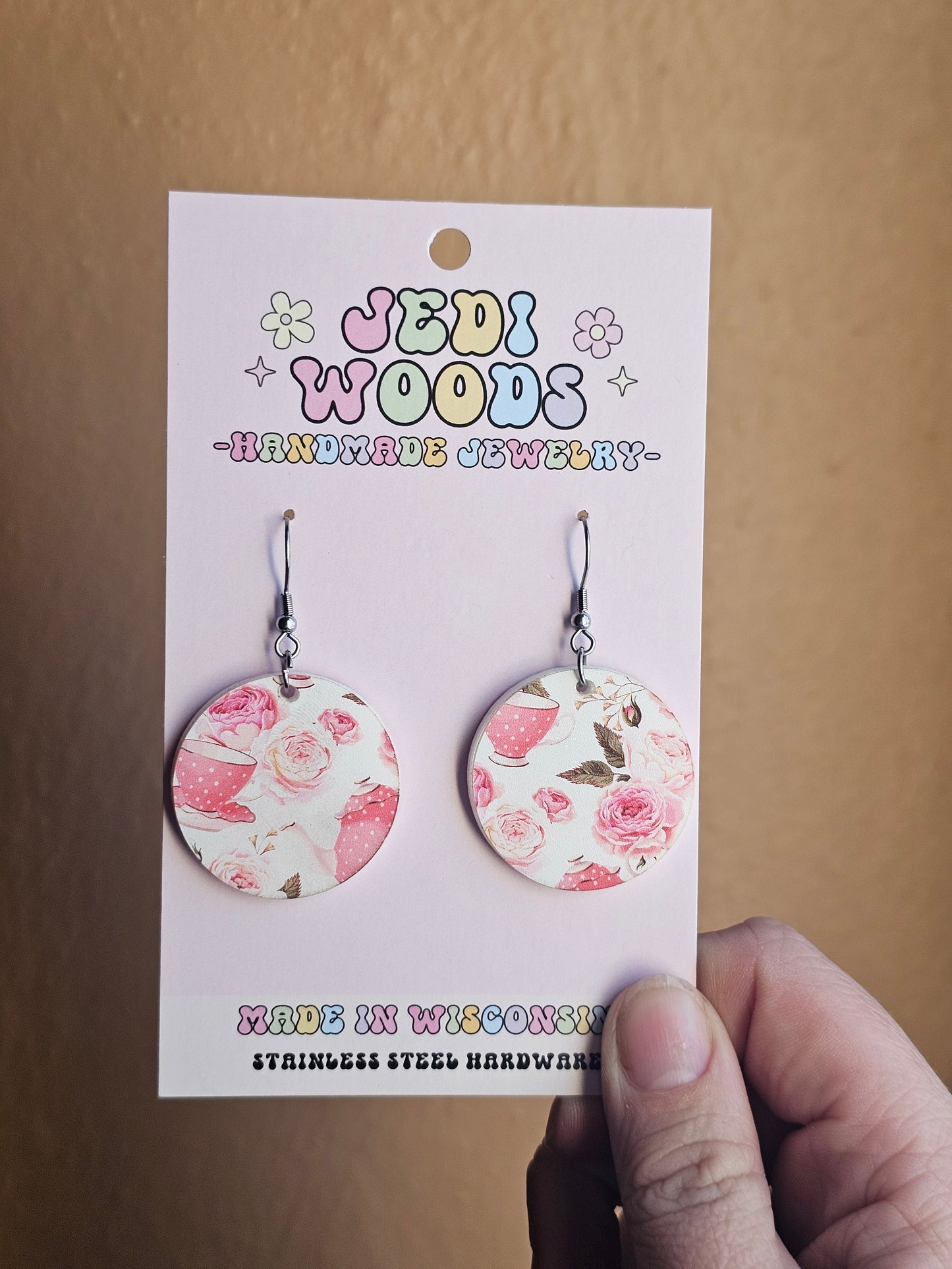Tea Time Medallion Earrings