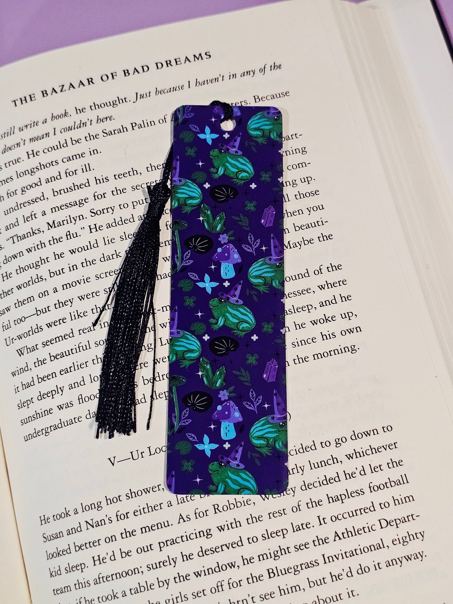 Witchy Frogs Bookmark