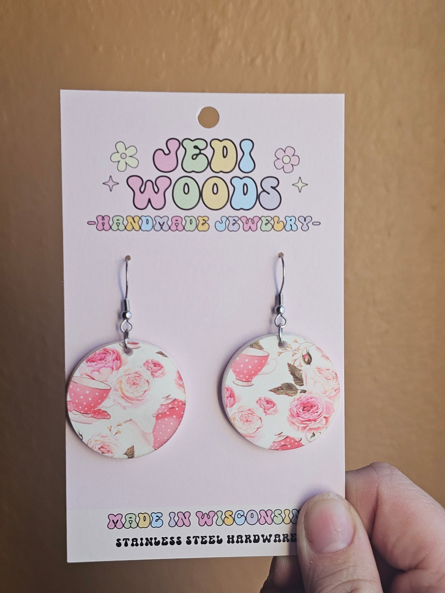 Tea Time Medallion Earrings