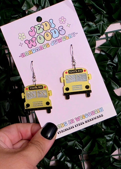 The Yellow Bus Earrings