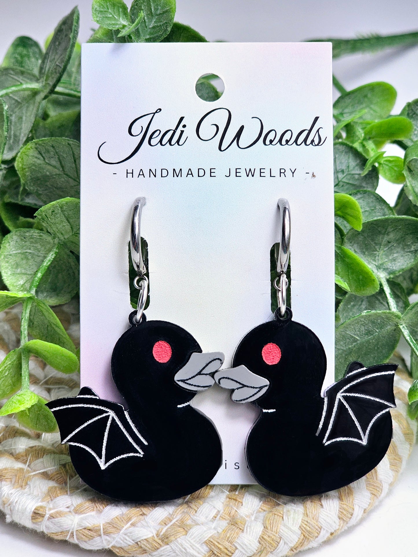 Vampire Duck Earrings